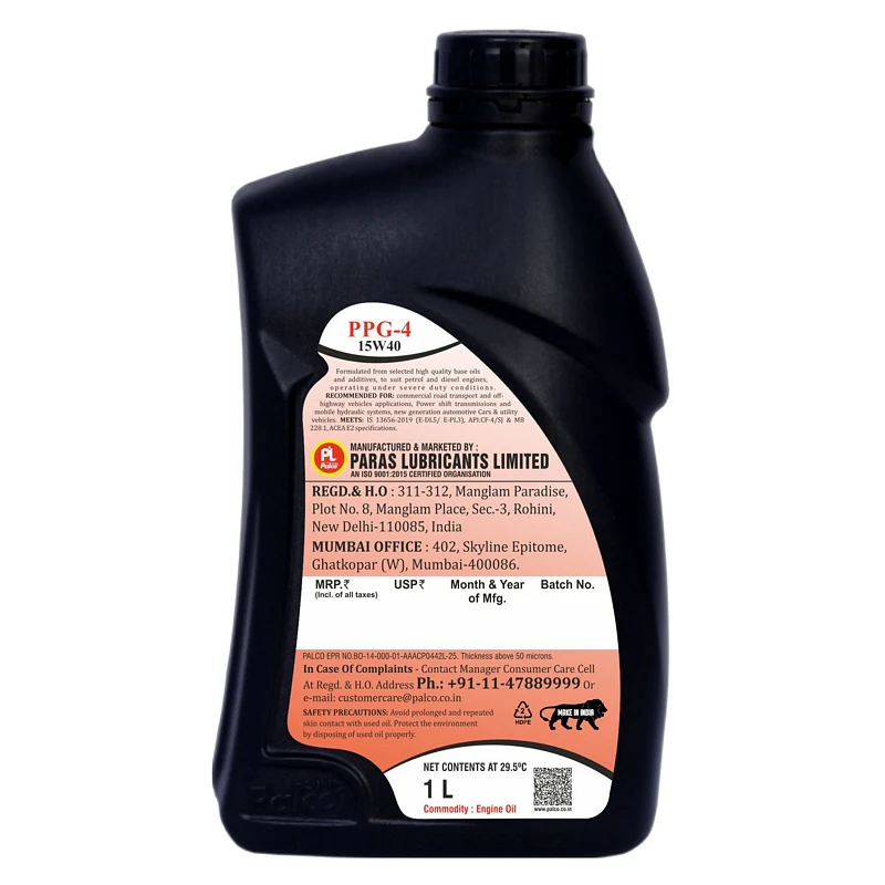 PPG4 15W40 - Image 3